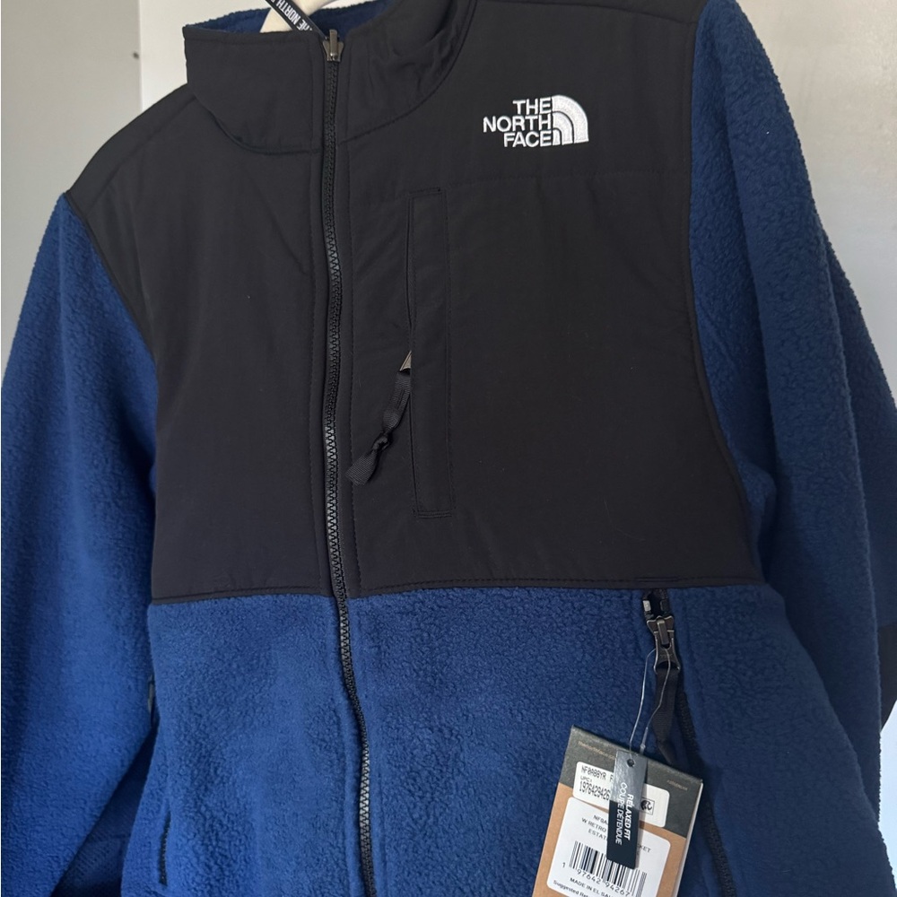 The North Face Navy and Black Fleece Jacket